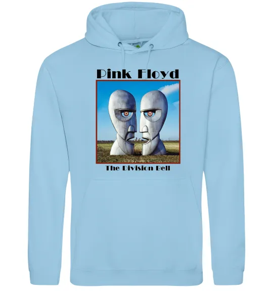 Мужская толстовка (худи) Pink Floyd The division bell Голубой фото
