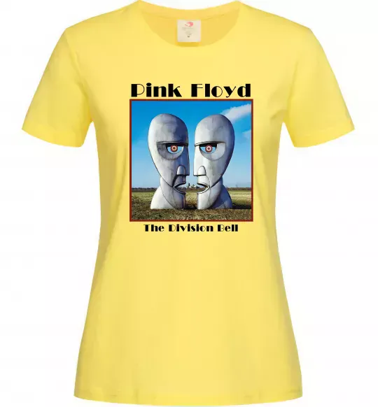 Жіноча футболка Pink Floyd The division bell Лимонний фото