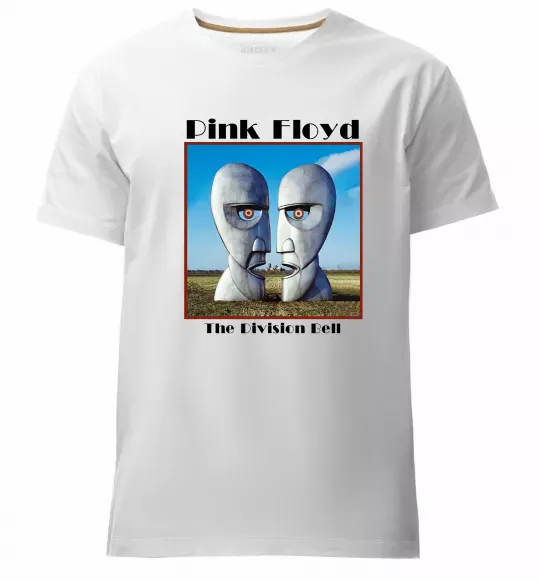 Мужская премиум футболка Pink Floyd The division bell Белый фото
