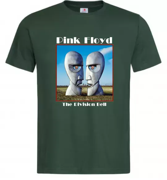 Мужская футболка Pink Floyd The division bell Темно-зеленый фото