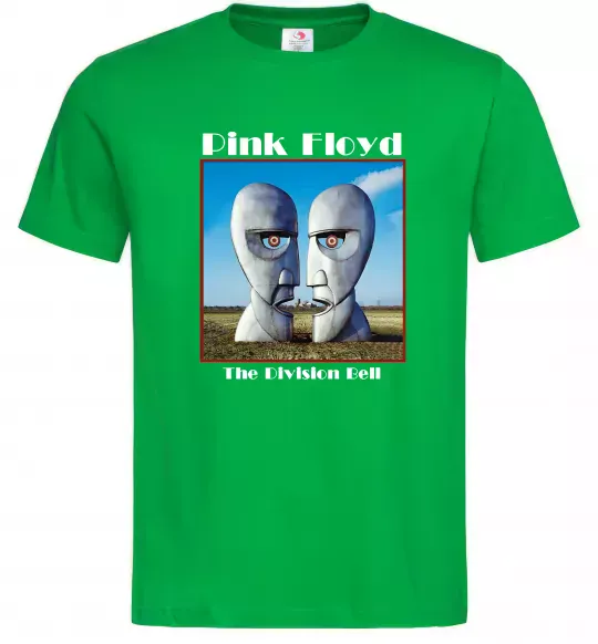 Мужская футболка Pink Floyd The division bell Зеленый фото