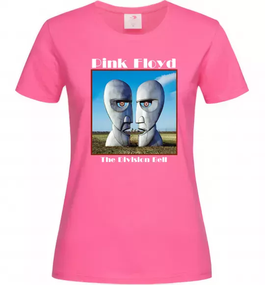 Жіноча футболка Pink Floyd The division bell Яскраво-рожевий фото
