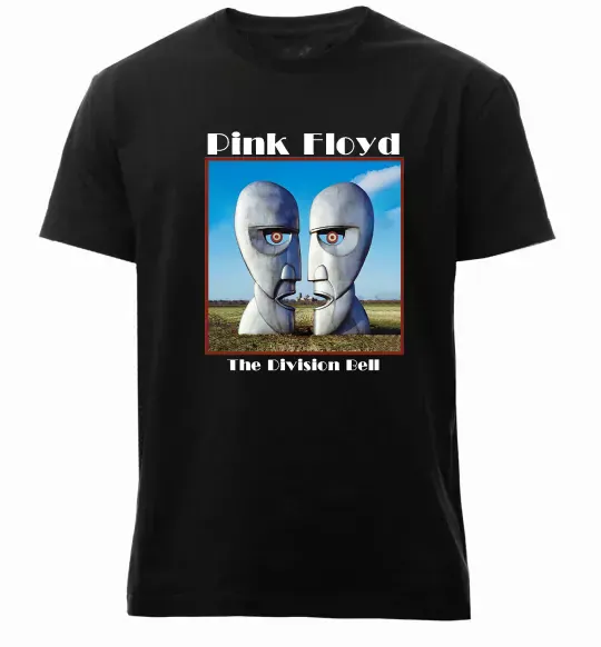 Мужская премиум футболка Pink Floyd The division bell Черный фото
