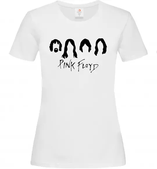 Женская футболка Pink Floyd Силуети Белый фото