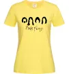 Женская футболка Pink Floyd Силуети Лимонный фото