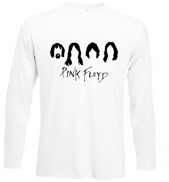 Лонгслив Pink Floyd Силуети Белый фото