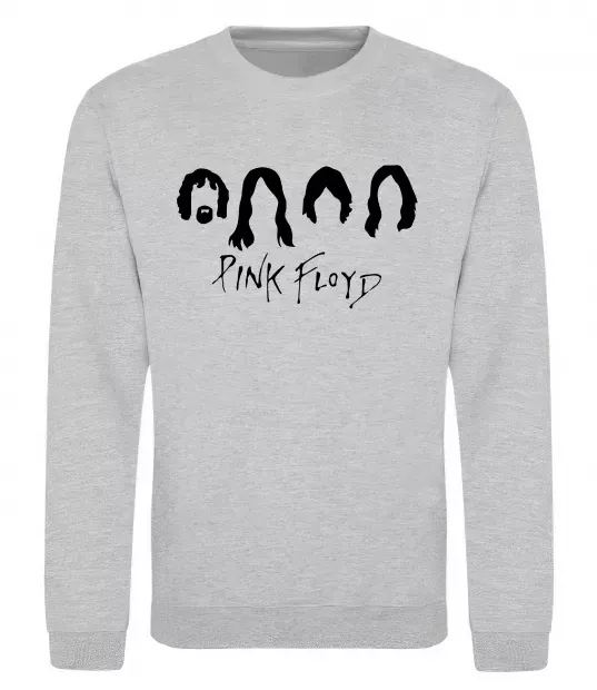 Свитшот Pink Floyd Силуети Серый меланж фото