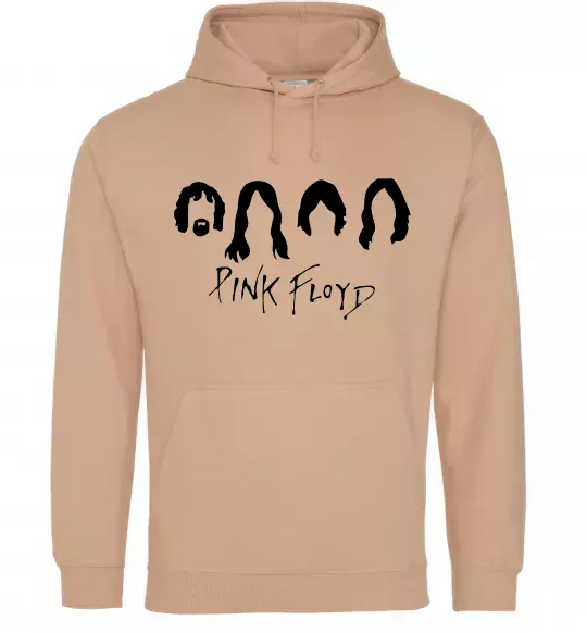 Чоловіча толстовка (худі) Pink Floyd Силуети Пісочний фото