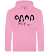 Жіноча толстовка (худі) Pink Floyd Силуети Рожевий фото