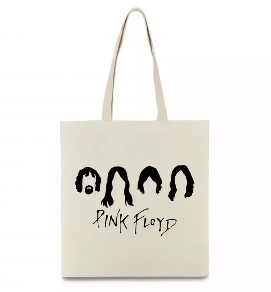 Эко-сумка Pink Floyd Силуети Бежевый фото