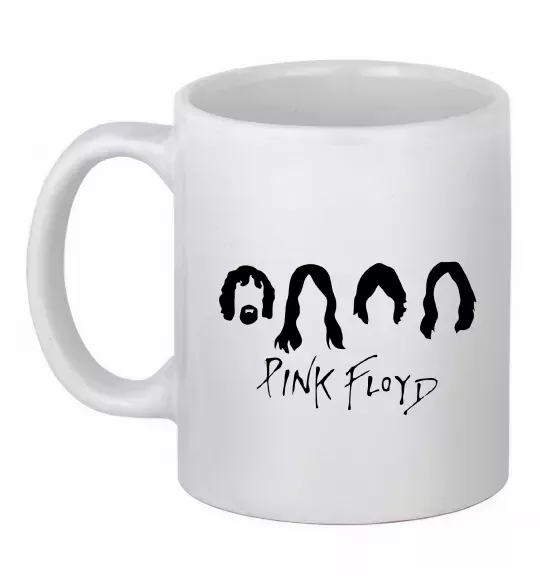 Чашка керамическая Pink Floyd Силуети Белый фото
