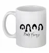 Чашка керамическая Pink Floyd Силуети Белый Чашка керамическая Pink Floyd Силуети Белый фото
