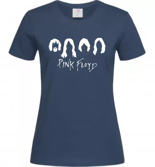 Женская футболка Pink Floyd Силуети Темно-синий фото
