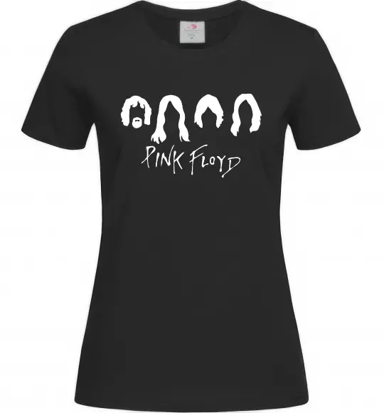 Женская футболка Pink Floyd Силуети Черный фото