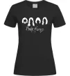 Женская футболка Pink Floyd Силуети Черный фото