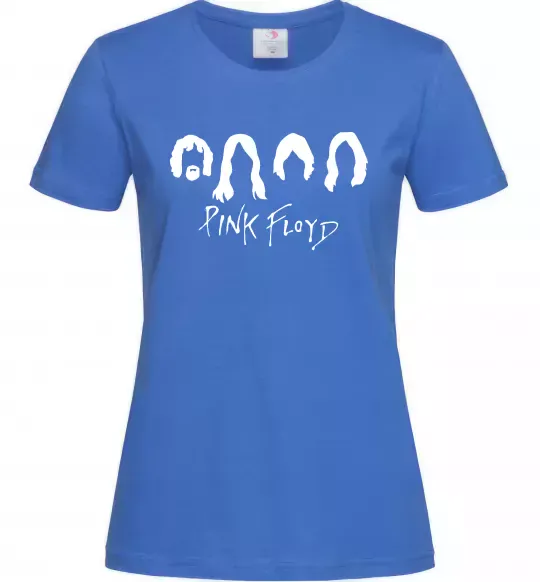 Женская футболка Pink Floyd Силуети Ярко-синий фото