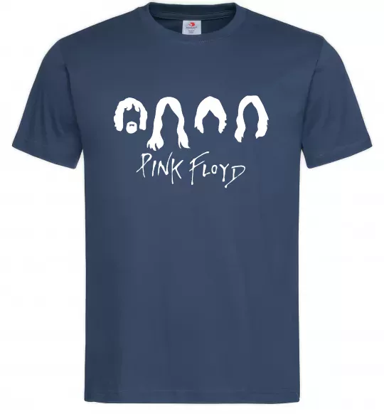 Мужская футболка Pink Floyd Силуети Темно-синий фото