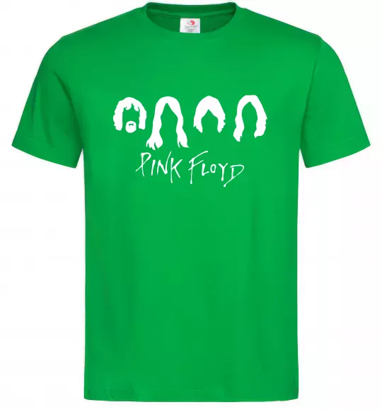Мужская футболка Pink Floyd Силуети Зеленый фото