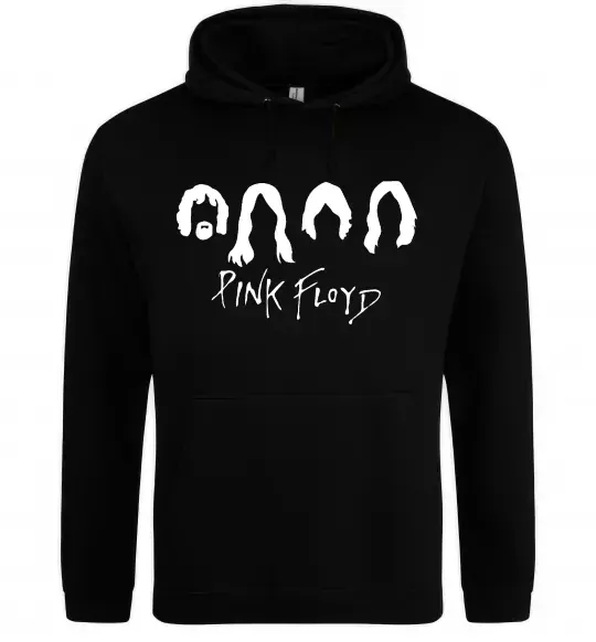 Чоловіча толстовка (худі) Pink Floyd Силуети Чорний фото
