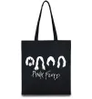 Эко-сумка Pink Floyd Силуети Черный фото
