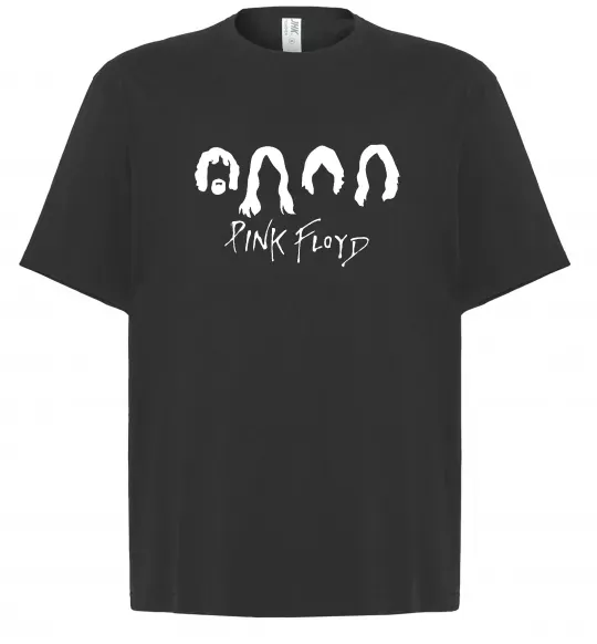 Футболка Оверсайз Pink Floyd Силуети Черный фото
