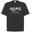 Футболка Оверсайз Pink Floyd Силуети Черный фото
