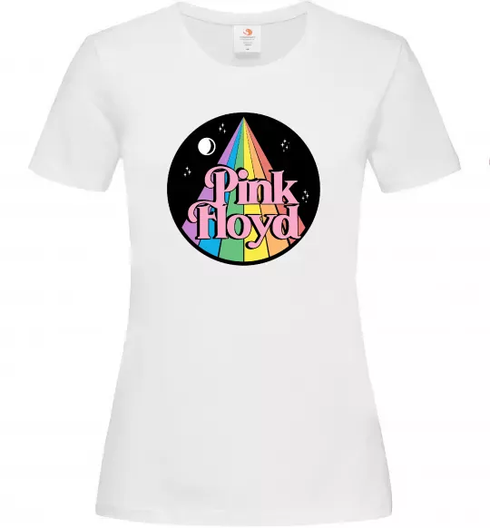Женская футболка Коло Pink Floyd Белый фото