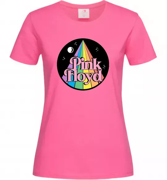 Женская футболка Коло Pink Floyd Ярко-розовый фото