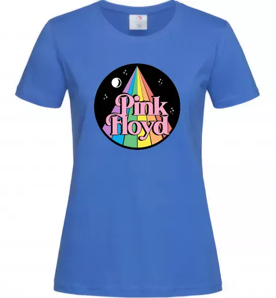 Женская футболка Коло Pink Floyd Ярко-синий фото