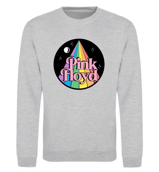 Світшот Коло Pink Floyd Сірий меланж фото