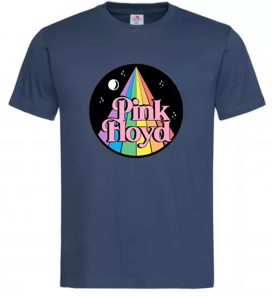 Мужская футболка Коло Pink Floyd Темно-синий фото
