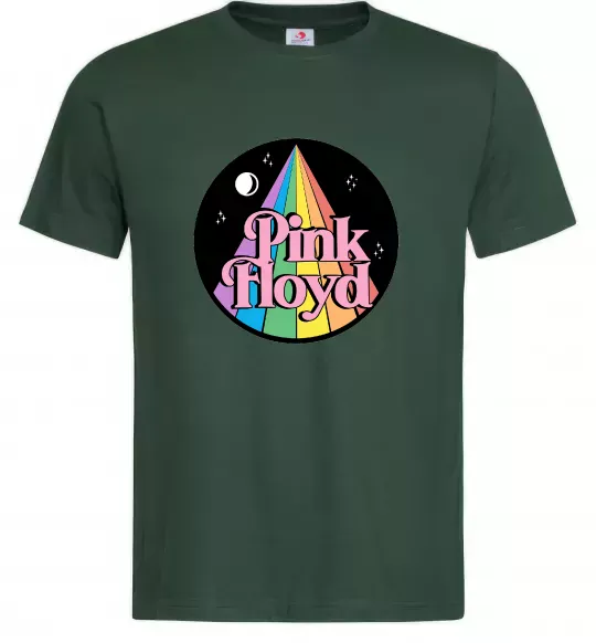 Мужская футболка Коло Pink Floyd Темно-зеленый фото
