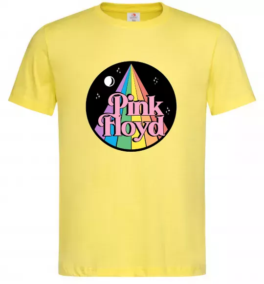 Мужская футболка Коло Pink Floyd Лимонный фото