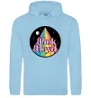 Жіноча толстовка (худі) Коло Pink Floyd Блакитний фото