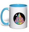 Чашка с цветной ручкой Коло Pink Floyd Голубой Чашка с цветной ручкой Коло Pink Floyd Голубой фото