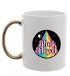 Чашка с цветной ручкой Коло Pink Floyd Золото Чашка с цветной ручкой Коло Pink Floyd Золото фото