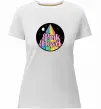 Женская премиум футболка Коло Pink Floyd Белый фото