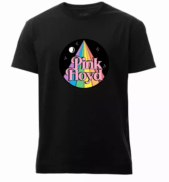 Чоловіча преміум футболка Коло Pink Floyd Чорний фото