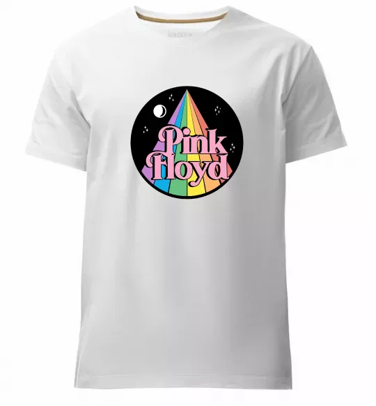 Чоловіча преміум футболка Коло Pink Floyd Білий фото