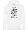 Чоловіча толстовка (худі) Pink Floyd art Білий фото