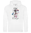 Женская толстовка (худи) Pink Floyd art Белый фото