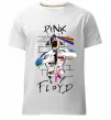 Мужская премиум футболка Pink Floyd art Белый фото