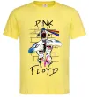 Мужская футболка Pink Floyd art Лимонный фото