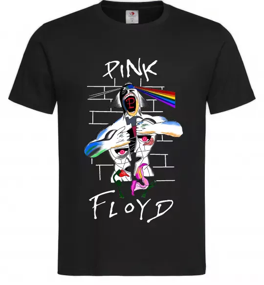 Мужская футболка Pink Floyd art Черный фото
