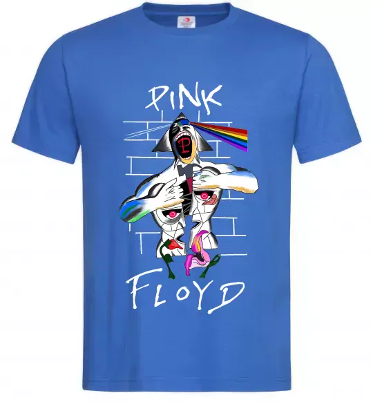Мужская футболка Pink Floyd art Ярко-синий фото