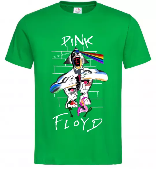 Мужская футболка Pink Floyd art Зеленый фото