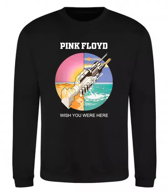 Свитшот Wish you were here Pink Floyd Черный фото