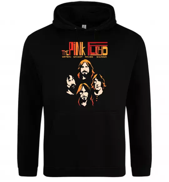 Мужская толстовка (худи) Pink Floyd Waters Wright Mason Gilmor Черный фото