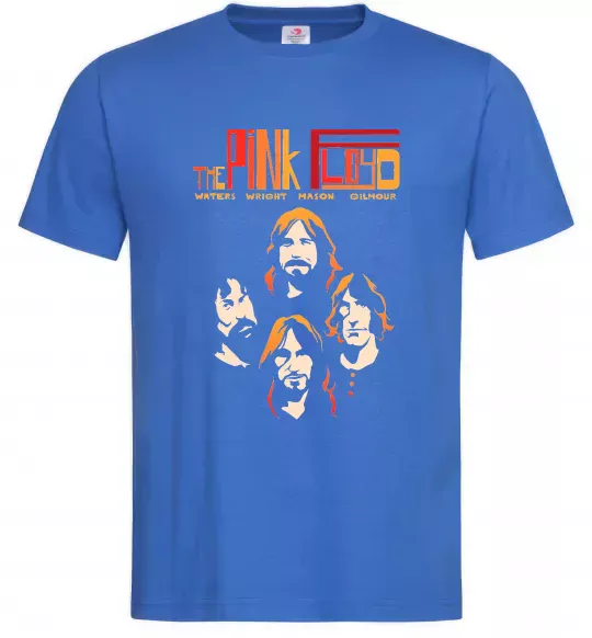 Чоловіча футболка Pink Floyd Waters Wright Mason Gilmor Яскраво-синій фото
