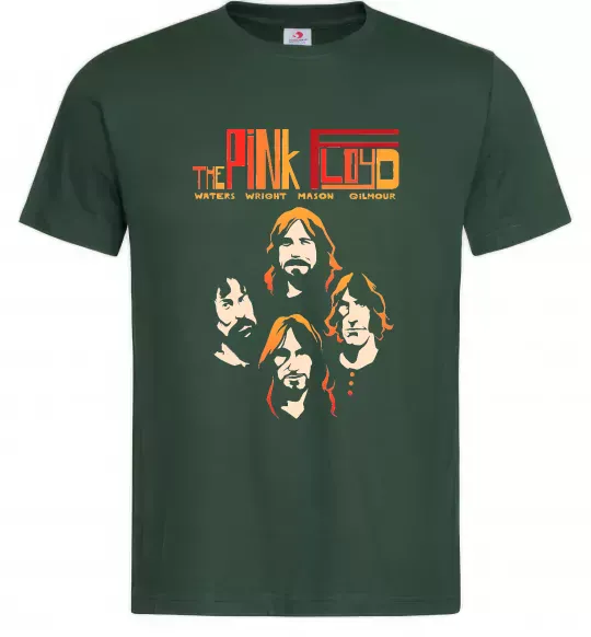 Чоловіча футболка Pink Floyd Waters Wright Mason Gilmor Темно-зелений фото
